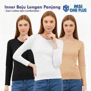 [S-6XL] Inner Baju Lengan Panjang Kain Cotton dan Comfortable